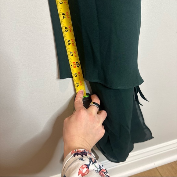 VTG Y2K 90s Velvet Neck Scarf Midi Dress Fairy Grunge Whimsigoth Formal 4/6 - Picture 13 of 13